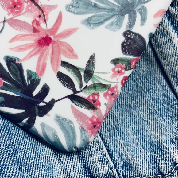 iPhone 6(s) Case Blue Tropical Floral Print Cover NEW - Picture 3 of 7